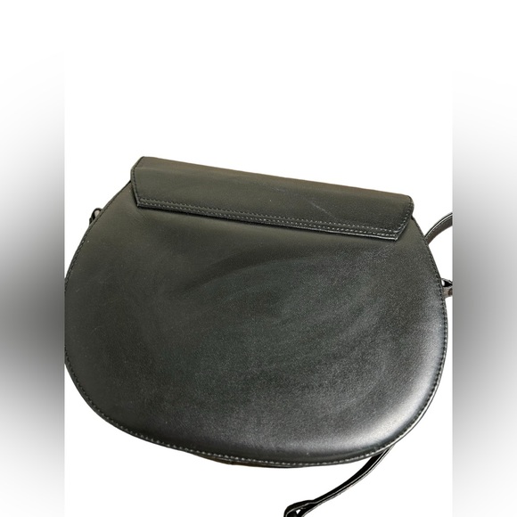 Pierre Cardin Black Leather Crossbody Purse - Picture 4 of 9